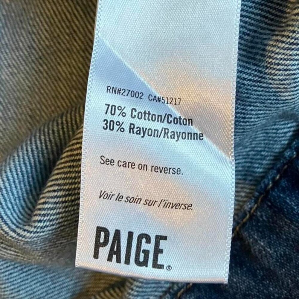 Paige Blue Denim Jacket - Picture 8 of 8